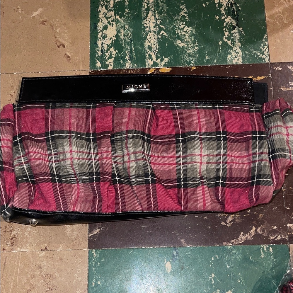 Plaid Miche bag cover